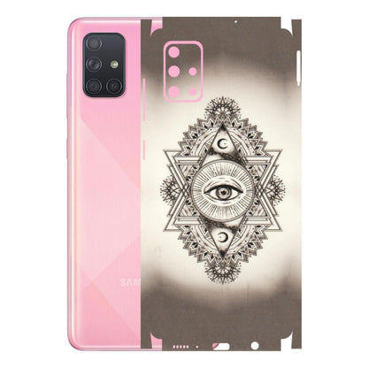 Samsung A/S Series Phone Skins (All Models) - Illuminati Great Eye - Transparent Finish (T-14) Samsung Galaxy A71