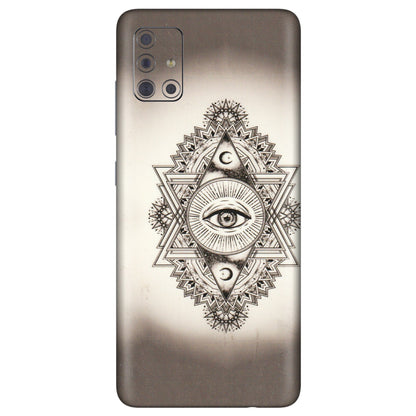 Samsung A/S Series Phone Skins (All Models) - Illuminati Great Eye - Transparent Finish (T-14) Samsung Galaxy A71