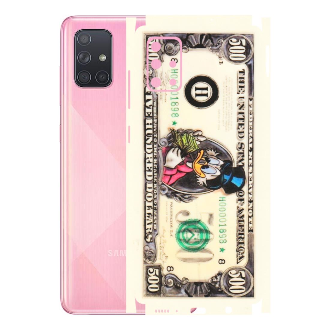 Samsung A/S Series Phone Skins (All Models) - Five Hundred Dollar Duck - Transparent Finish (T-15) Samsung Galaxy A71