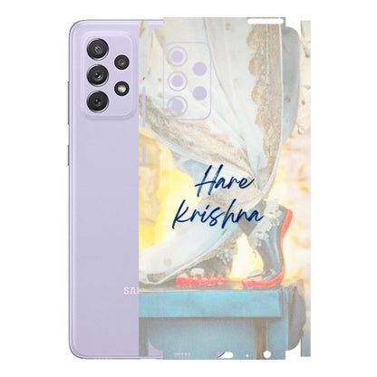Samsung A/S Series Phone Skins (All Models) - Hare Krishna - 3D Embossed Finish (L-03) Samsung Galaxy A72