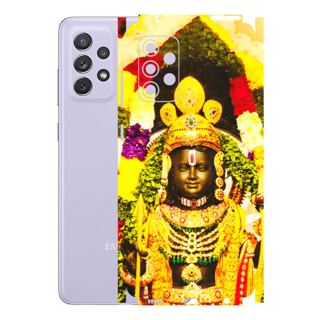 Samsung A/S Series Phone Skins (All Models) - Ram Lalla Ayodhya - 3D Embossed Finish (L-103) Samsung Galaxy A72