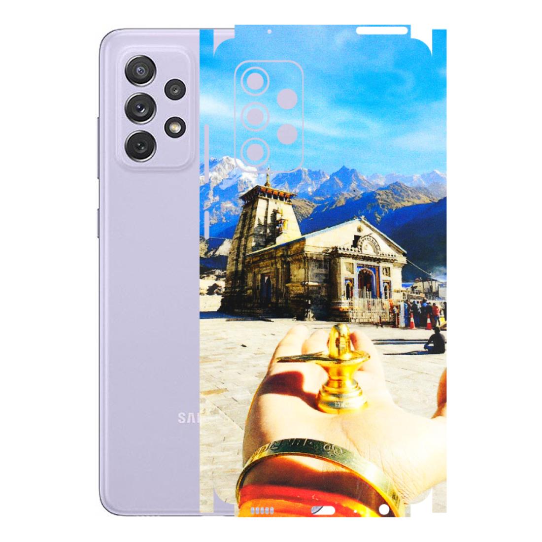 Samsung A/S Series Phone Skins (All Models) - Beauty of Kedarnath - 3D Embossed Finish (L-108) Samsung Galaxy A72