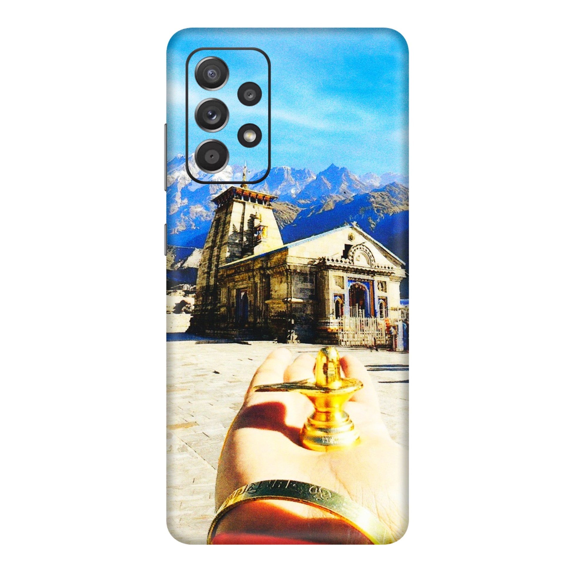 Samsung A/S Series Phone Skins (All Models) - Beauty of Kedarnath - 3D Embossed Finish (L-108) Samsung Galaxy A72