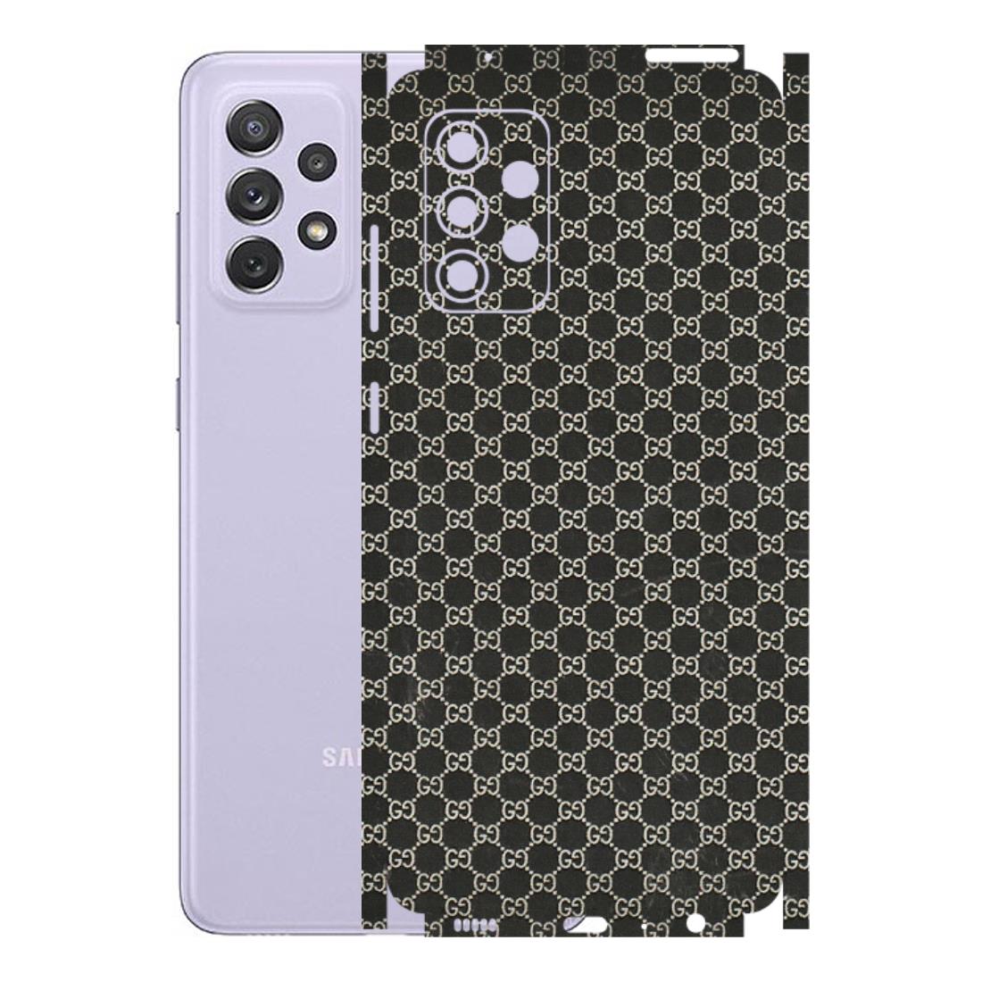 Samsung A/S Series Phone Skins (All Models) - Black G Print - 3D Embossed Finish (L-109) Samsung Galaxy A72