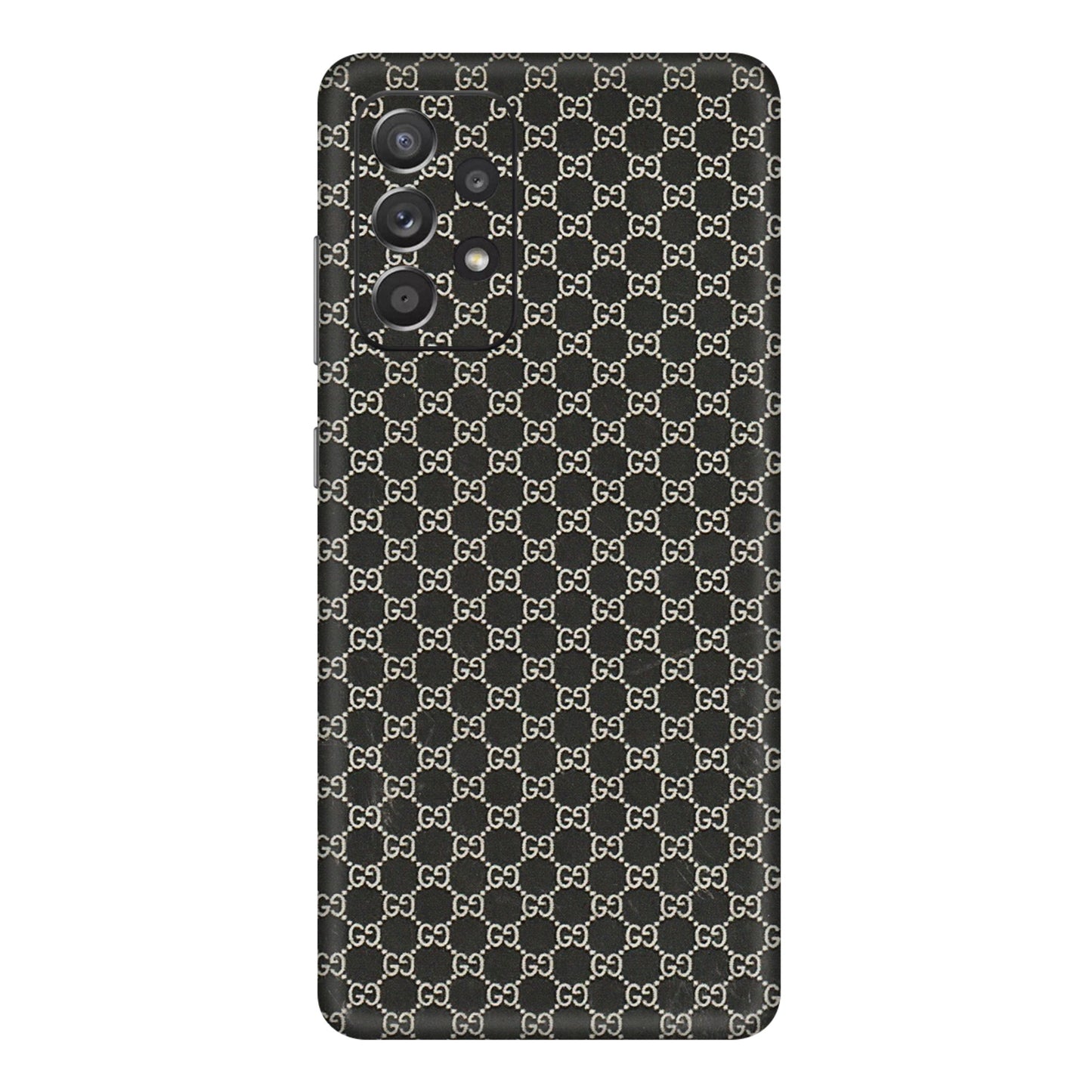 Samsung A/S Series Phone Skins (All Models) - Black G Print - 3D Embossed Finish (L-109) Samsung Galaxy A72