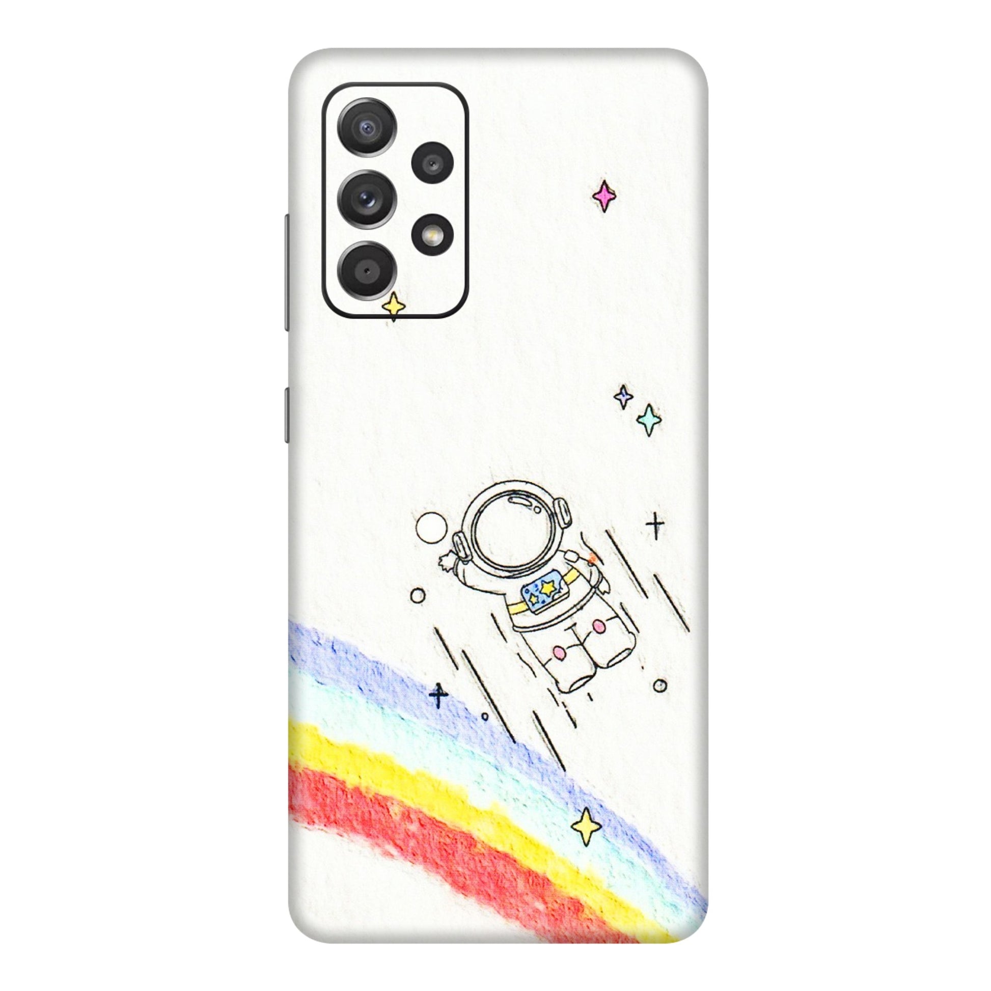 Samsung A/S Series Phone Skins (All Models) - Milkyway Astronaut - 3D Embossed Finish (L-110) Samsung Galaxy A72