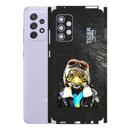 Samsung A/S Series Phone Skins (All Models) - Rider Tiger - 3D Embossed Finish (L-113) Samsung Galaxy A72