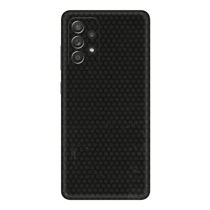 Samsung A/S Series Phone Skins (All Models) - Black honeycomb - 3D Embossed Finish (L-114) Samsung Galaxy A72