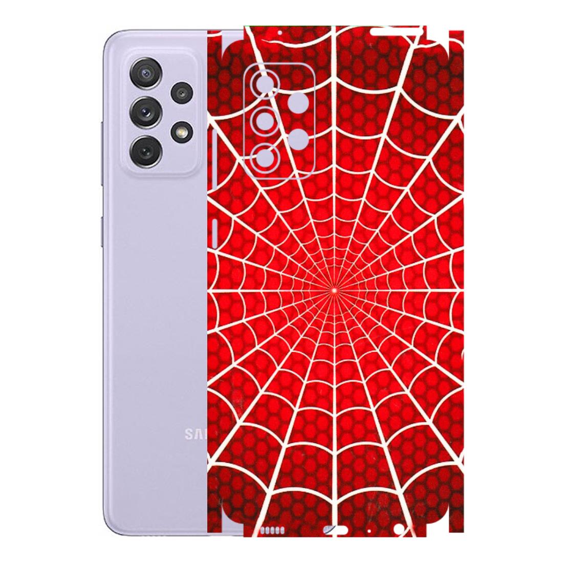 Samsung A/S Series Phone Skins (All Models) - Classic Spidey Web - 3D Embossed Finish (L-115) Samsung Galaxy A72