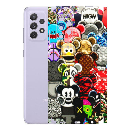 Samsung A/S Series Phone Skins (All Models) - More Mickey Mouses - 3D Embossed Finish (L-118) Samsung Galaxy A72