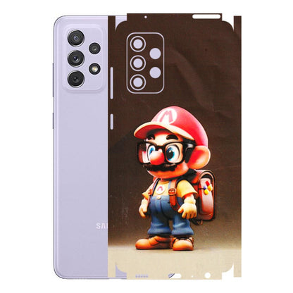 Samsung A/S Series Phone Skins (All Models) - Little Mario - 3D Embossed Finish (L-119) Samsung Galaxy A72