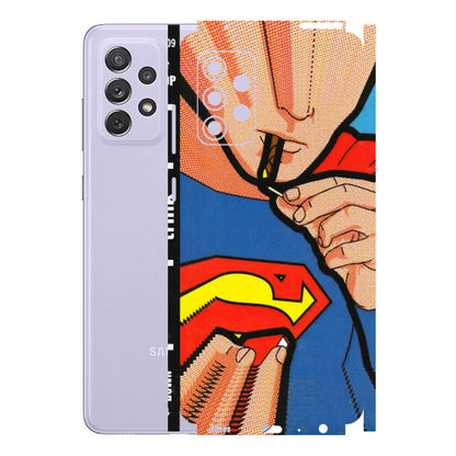 Samsung A/S Series Phone Skins (All Models) - Superman Sutta - 3D Embossed Finish (L-130) Samsung Galaxy A72