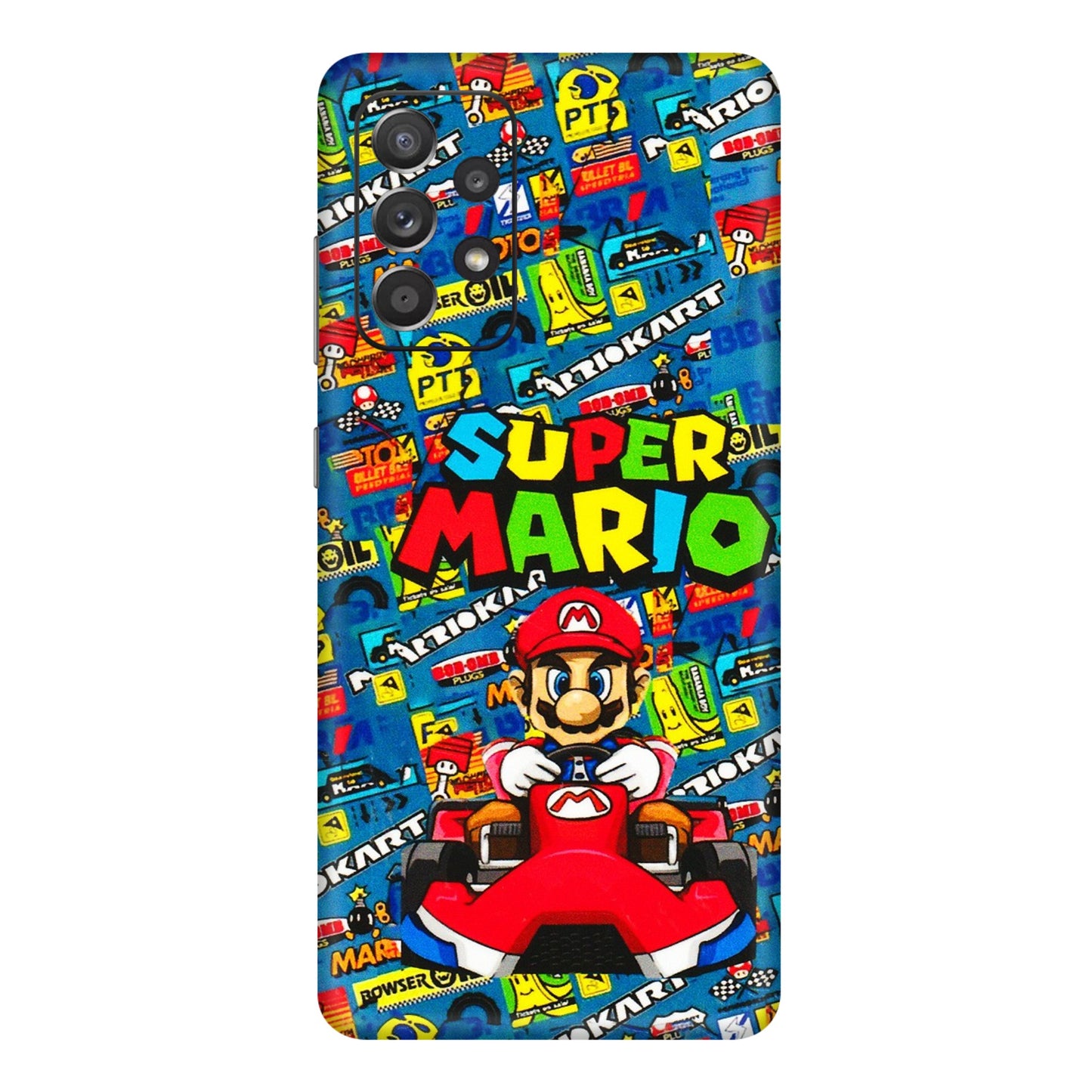 Samsung A/S Series Phone Skins (All Models) - Super Mario Kart - 3D Embossed Finish (L-140) Samsung Galaxy A72