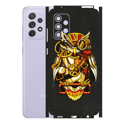 Samsung A/S Series Phone Skins (All Models) - Classy Smart Owl - 3D Embossed Finish (L-144) Samsung Galaxy A72