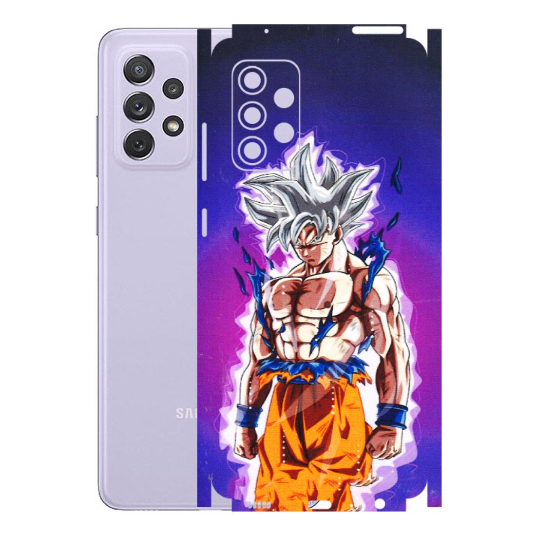 Samsung A/S Series Phone Skins (All Models) - Goku Purple Anime - 3D Embossed Finish (L-147) Samsung Galaxy A72