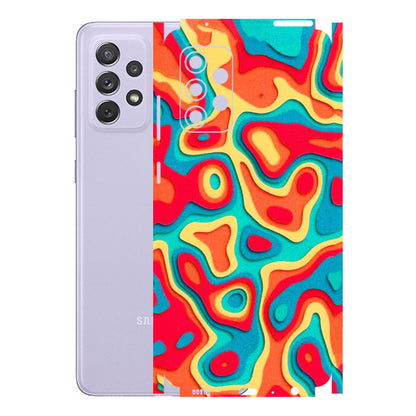 Samsung A/S Series Phone Skins (All Models) - Abstract Swirl - 3D Embossed Finish (L-150) Samsung Galaxy A72