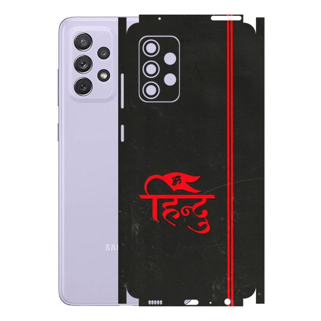 Samsung A/S Series Phone Skins (All Models) - Hindu Black - 3D Embossed Finish (L-153) Samsung Galaxy A72