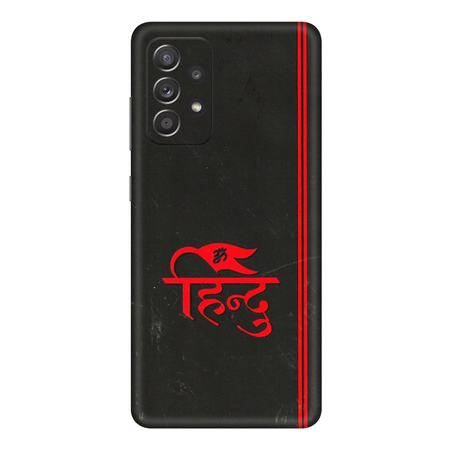 Samsung A/S Series Phone Skins (All Models) - Hindu Black - 3D Embossed Finish (L-153) Samsung Galaxy A72
