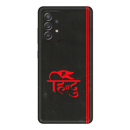 Samsung A/S Series Phone Skins (All Models) - Hindu Black - 3D Embossed Finish (L-153) Samsung Galaxy A72