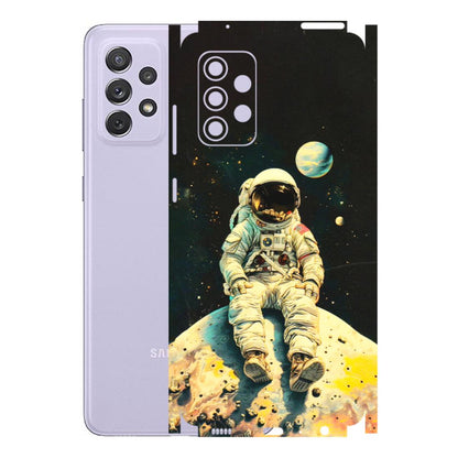 Samsung A/S Series Phone Skins (All Models) - Astronaut in Space - 3D Embossed Finish (L-16) Samsung Galaxy A72