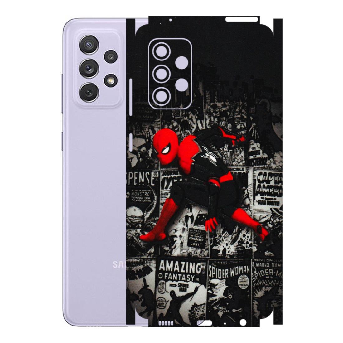 Samsung A/S Series Phone Skins (All Models) - SpiderMan New - 3D Embossed Finish (L-162) Samsung Galaxy A72