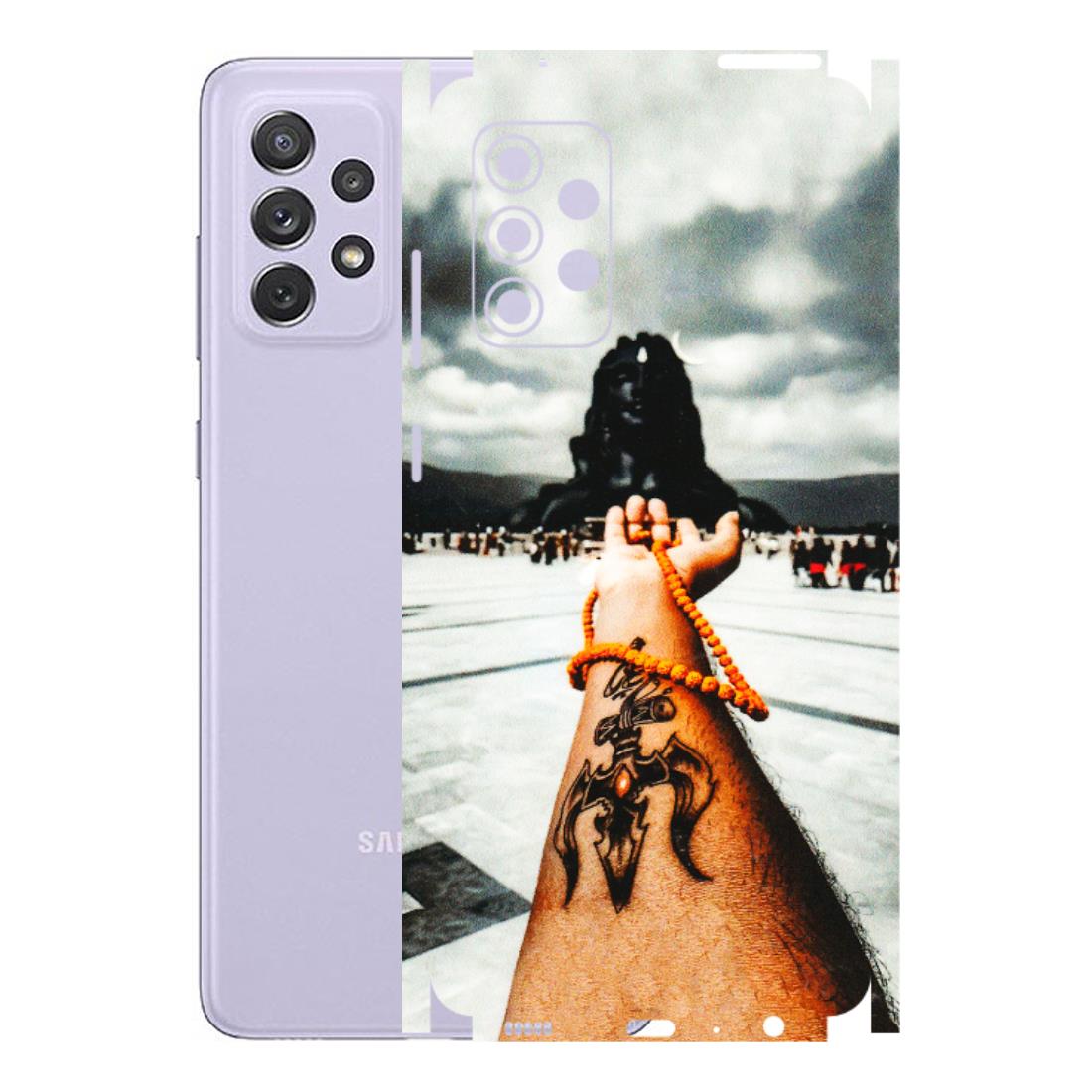 Samsung A/S Series Phone Skins (All Models) - Jai Adiyogi Mahakaal - 3D Embossed Finish (L-164) Samsung Galaxy A72