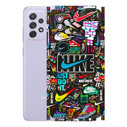 Samsung A/S Series Phone Skins (All Models) - Just Do It Doodles - 3D Embossed Finish (L-166) Samsung Galaxy A72
