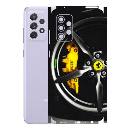 Samsung A/S Series Phone Skins (All Models) - Ferrari Wheel Alloy - 3D Embossed Finish (L-173) Samsung Galaxy A72