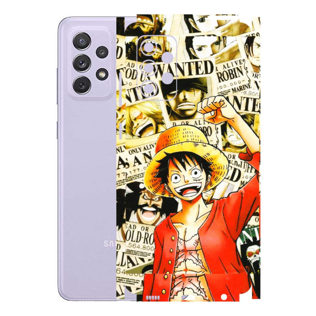Samsung A/S Series Phone Skins (All Models) - Luffy Anime - 3D Embossed Finish (L-177) Samsung Galaxy A72