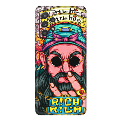 Samsung A/S Series Phone Skins (All Models) - Battle King Dude Face - 3D Embossed Finish (L-178) Samsung Galaxy A72