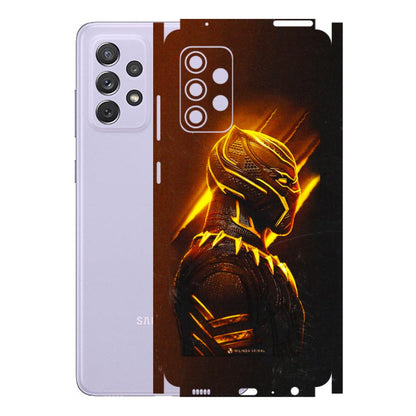 Samsung A/S Series Phone Skins (All Models) - Gold Black Panther - 3D Embossed Finish (L-181) Samsung Galaxy A72