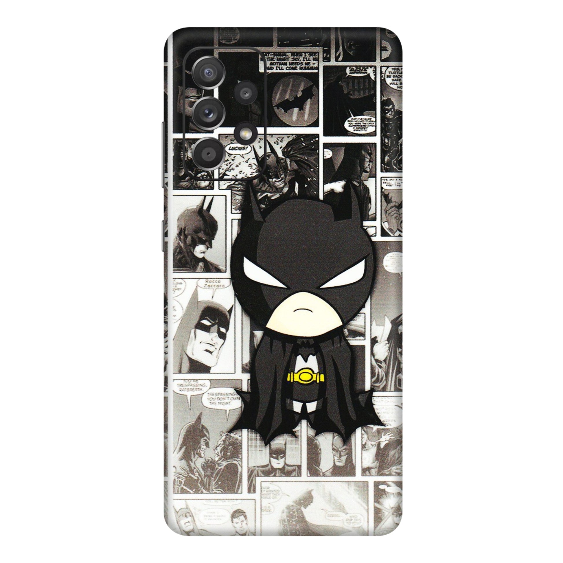 Samsung A/S Series Phone Skins (All Models) - Toon Batman - 3D Embossed Finish (L-182) Samsung Galaxy A72