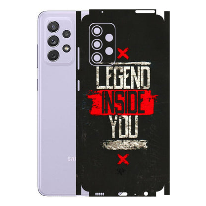 Samsung A/S Series Phone Skins (All Models) - Legend Inside You - 3D Embossed Finish (L-186) Samsung Galaxy A72