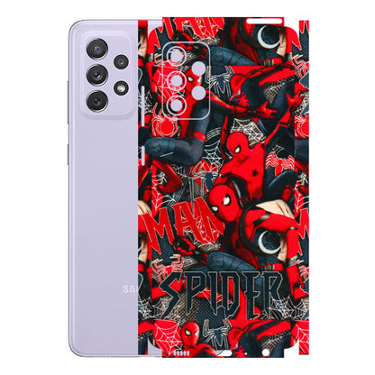 Samsung A/S Series Phone Skins (All Models) - SpiderMan Cool - 3D Embossed Finish (L-188) Samsung Galaxy A72