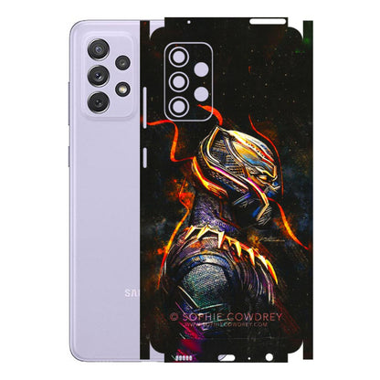 Samsung A/S Series Phone Skins (All Models) - Black Panther - 3D Embossed Finish (L-190) Samsung Galaxy A72
