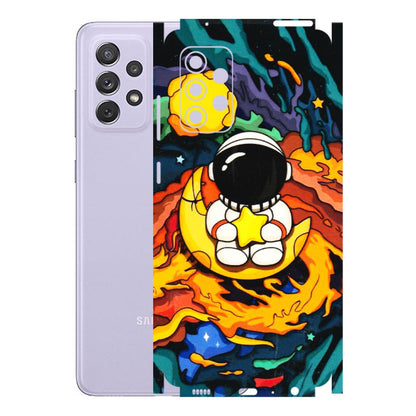 Samsung A/S Series Phone Skins (All Models) - Baby Astronaut - 3D Embossed Finish (L-197) Samsung Galaxy A72