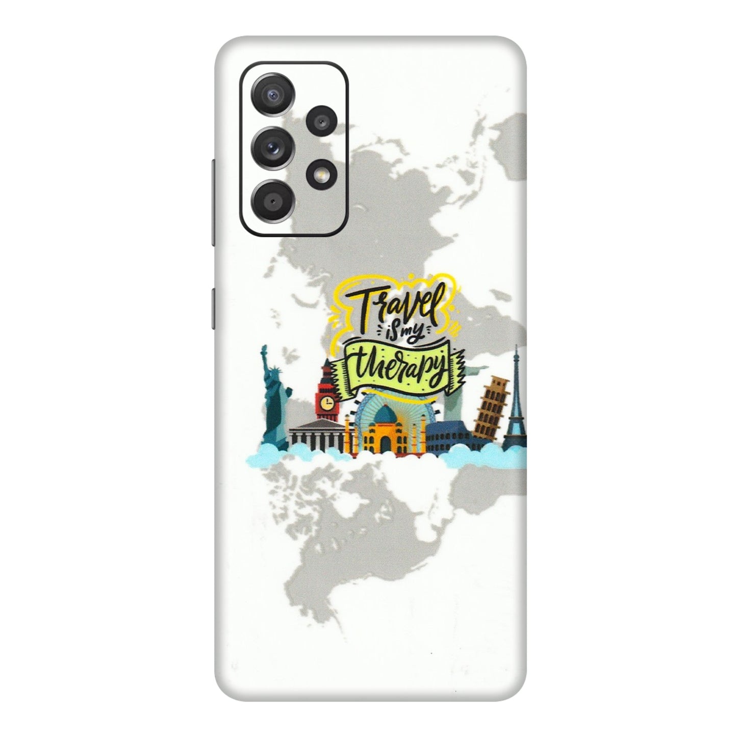 Samsung A/S Series Phone Skins (All Models) - Travel Therapy - 3D Embossed Finish (L-199) Samsung Galaxy A72