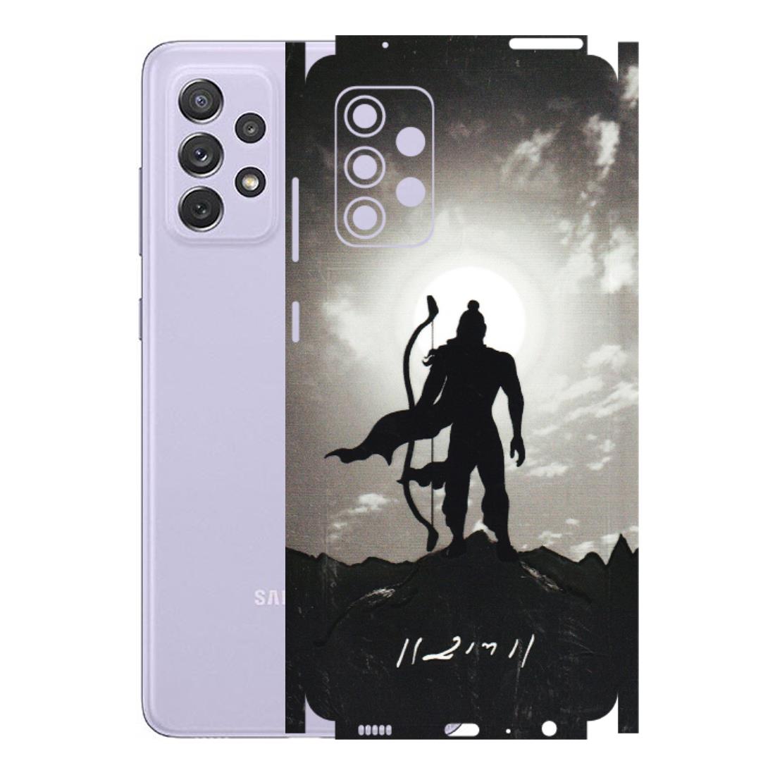 Samsung A/S Series Phone Skins (All Models) - Jai Siya Ram - 3D Embossed Finish (L-200) Samsung Galaxy A72