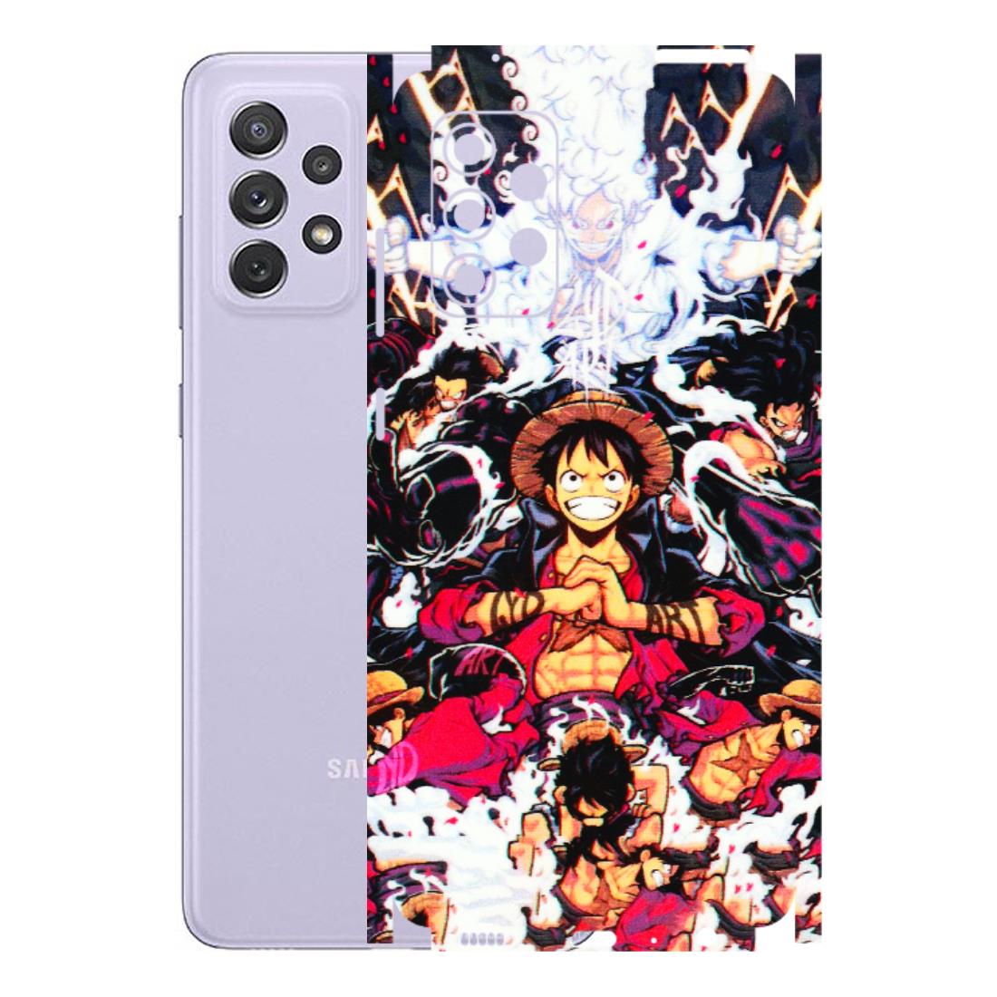 Samsung A/S Series Phone Skins (All Models) - Luffy Anime Character - 3D Embossed Finish (L-203) Samsung Galaxy A72