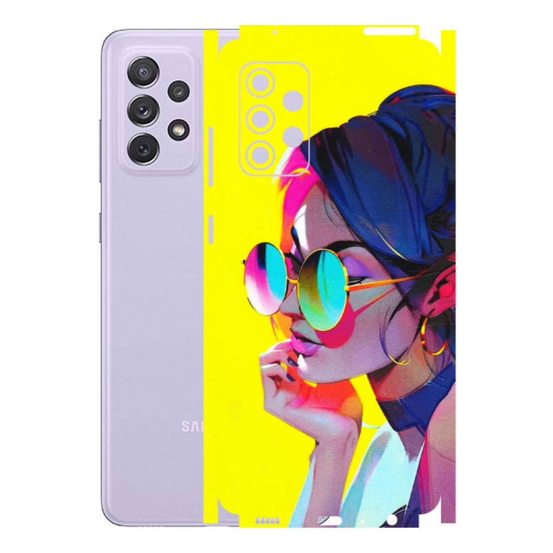 Samsung A/S Series Phone Skins (All Models) - Bold Stylish Girl - 3D Embossed Finish (L-222) Samsung Galaxy A72