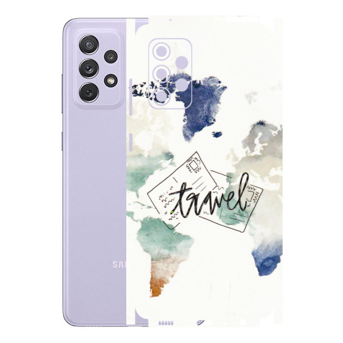 Samsung A/S Series Phone Skins (All Models) - Travel The World - 3D Embossed Finish (L-232) Samsung Galaxy A72