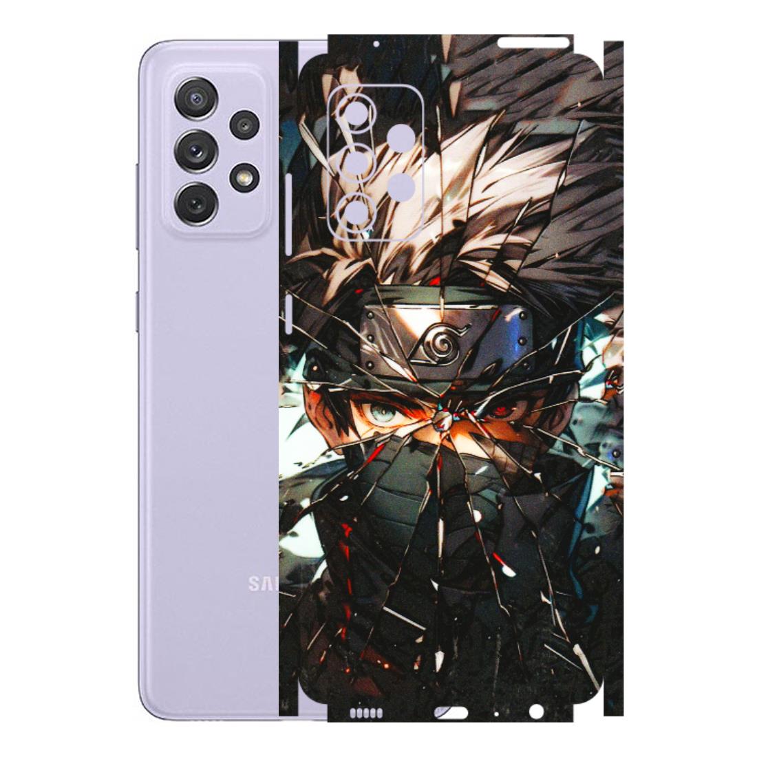 Samsung A/S Series Phone Skins (All Models) - Kakashi Shattered Glass Effect - 3D Embossed Finish (L-237) Samsung Galaxy A72