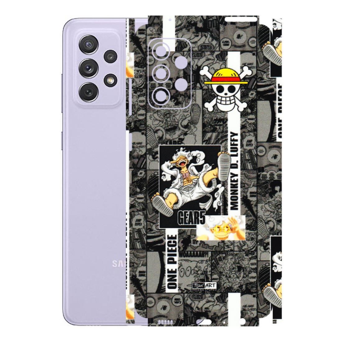 Samsung A/S Series Phone Skins (All Models) - Cuffy Anime MonkeyCamic - 3D Embossed Finish (L-242) Samsung Galaxy A72
