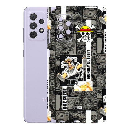 Samsung A/S Series Phone Skins (All Models) - Cuffy Anime MonkeyCamic - 3D Embossed Finish (L-242) Samsung Galaxy A72