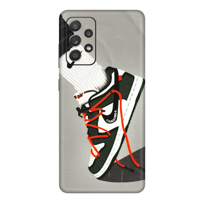 Samsung A/S Series Phone Skins (All Models) - New Grey Sneaker - 3D Embossed Finish (L-261) Samsung Galaxy A72