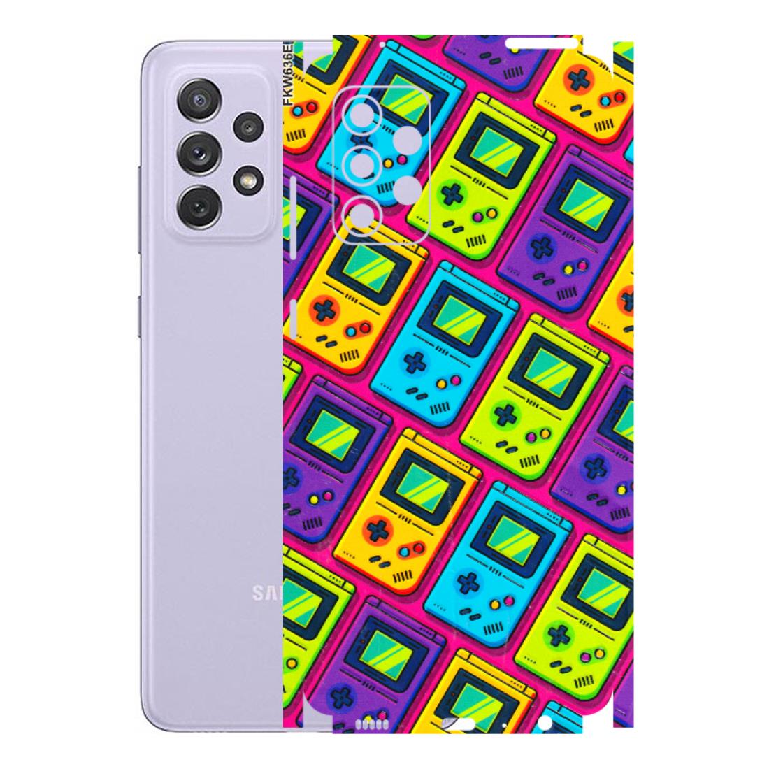 Samsung A/S Series Phone Skins (All Models) - Gameboy Colourful - 3D Embossed Finish (L-266) Samsung Galaxy A72