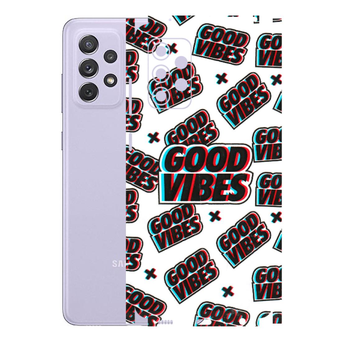 Samsung A/S Series Phone Skins (All Models) - Good Vibes - 3D Embossed Finish (L-282) Samsung Galaxy A72
