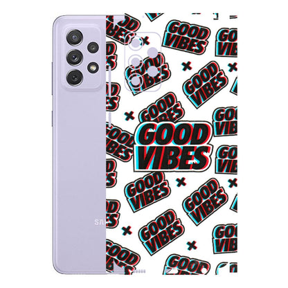 Samsung A/S Series Phone Skins (All Models) - Good Vibes - 3D Embossed Finish (L-282) Samsung Galaxy A72