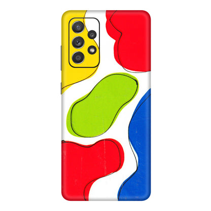 Samsung A/S Series Phone Skins (All Models) - RGB Colour Paint - 3D Embossed Finish (L-284) Samsung Galaxy A72