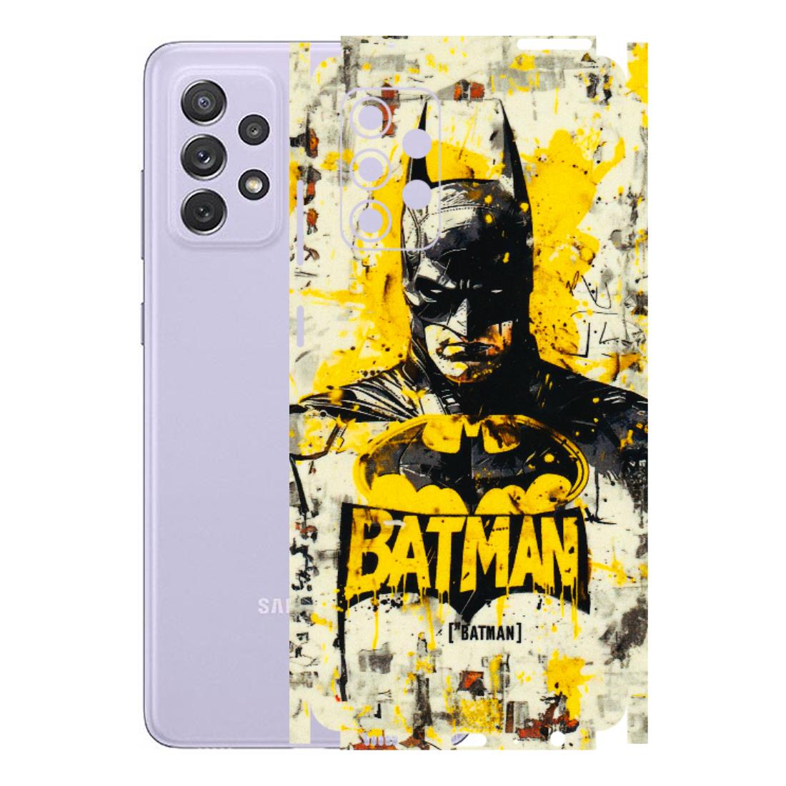 Samsung A/S Series Phone Skins (All Models) - Batman Yellow BT - 3D Embossed Finish (L-304) Samsung Galaxy A72